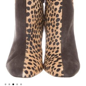 Ulla Johnson pony hair printed boots